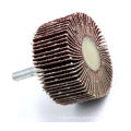 6MM Shank Impeller Grinding Sandpaper Flap Wheel Head Mandrel For Rotary Mini Drill Polishing Blinds Daibing Polish Tool